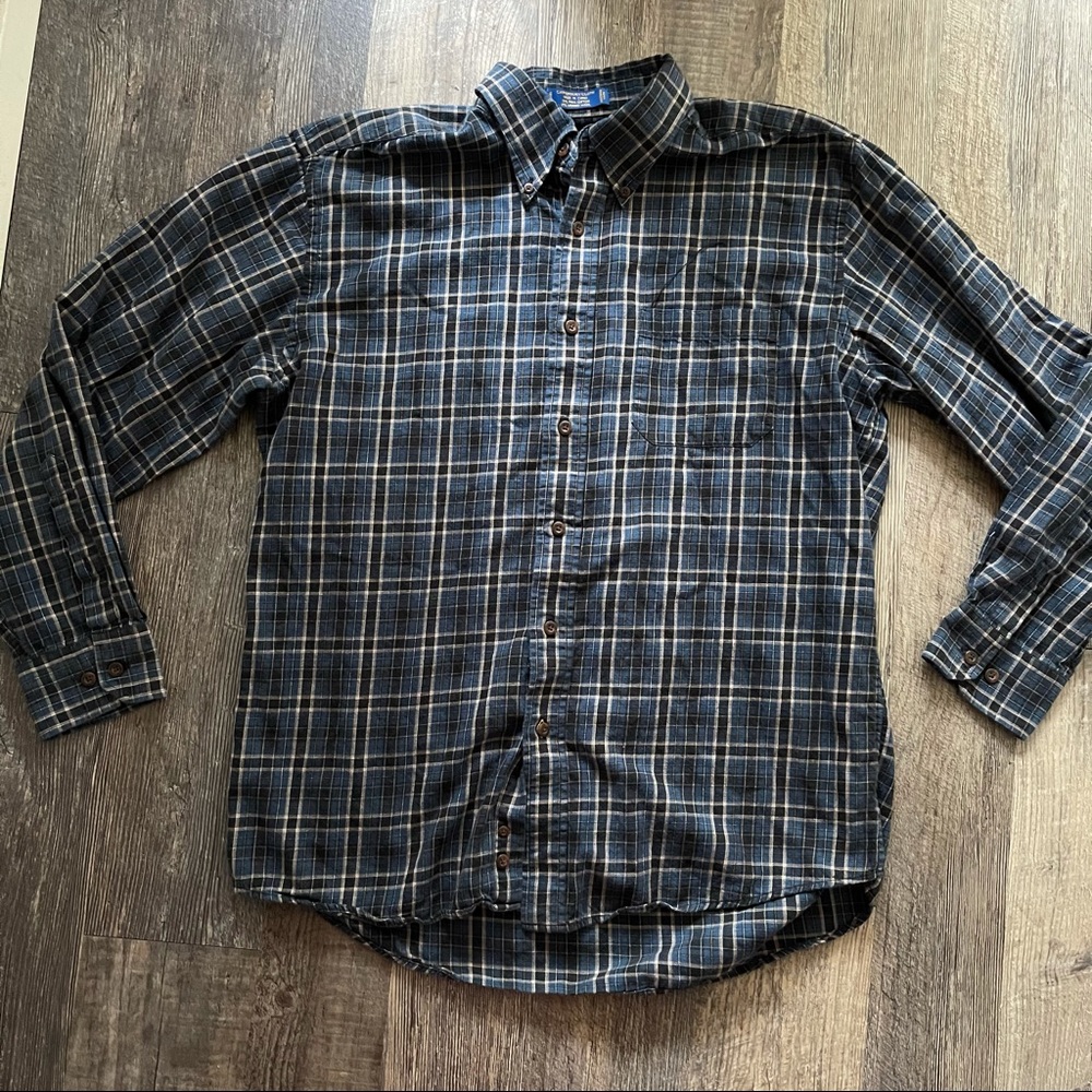 Pendleton | Canterbury Cloth Blue Plaid Button Down Shirt